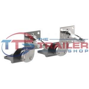 Timbren Stub Axle with Long 4" Drop Spindle Configuration & Brake Flange P044