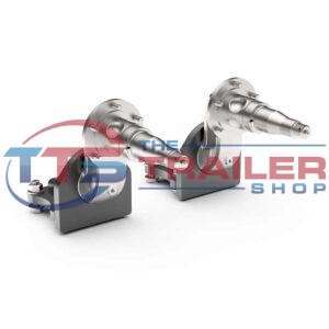 Timbren Stub Axle with Long 4" Drop Spindle Configuration & Brake Flange P076