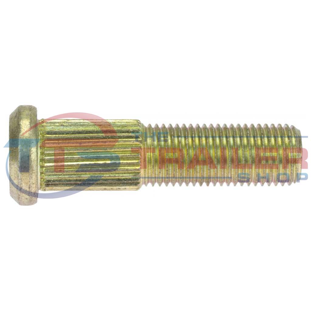 Wheel Stud M14x1.5 Long Knurl The Trailer Shop