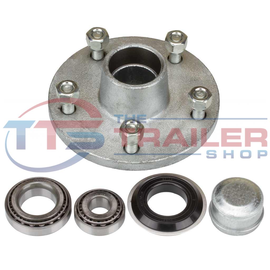 5 Stud Commodore Hub Galvanised With Japanese LM (Holden) Bearings