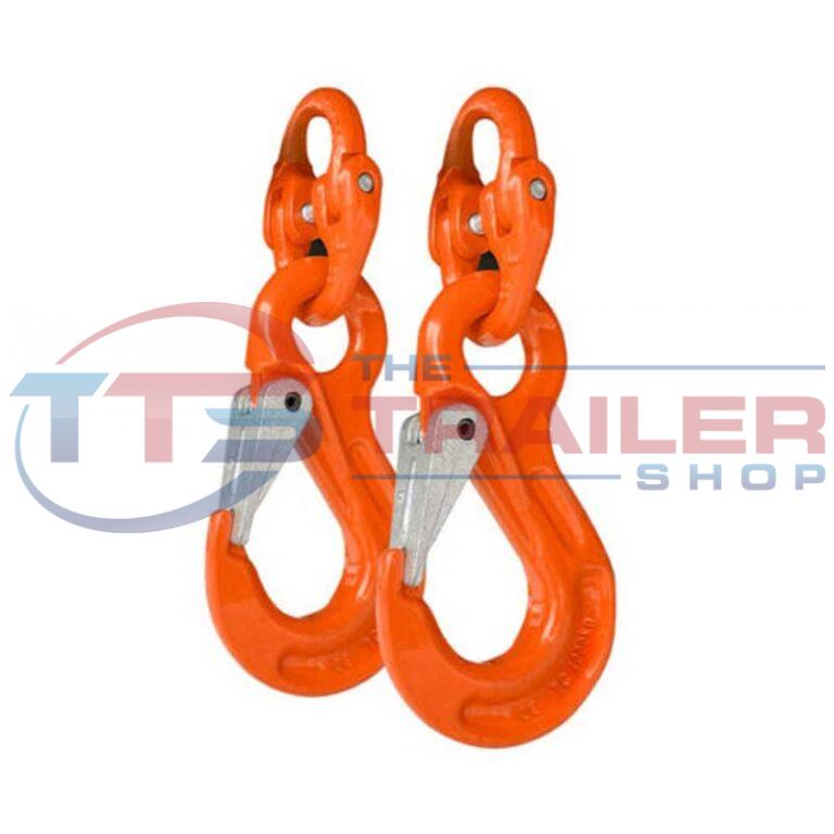 Vehicle Chain Safety Hook Set 6mm The Trailer Shop