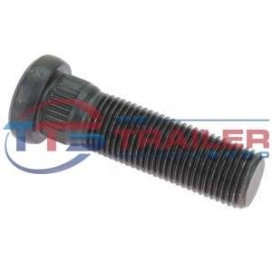 Wheel Stud 9/16" UNF Short Knurl - 51mm Long