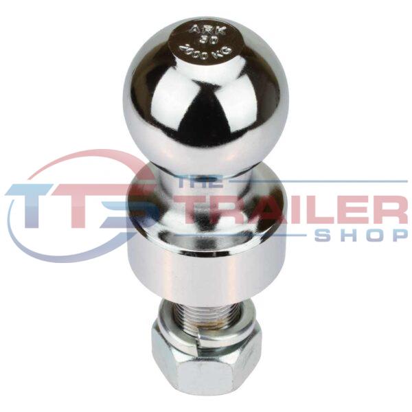 50mm Towball 2.0t - 7/8" Shank - 25mm High Rise - Image 2