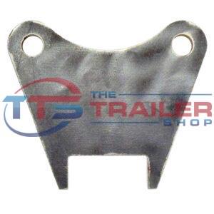 Anchor Plate 45mm Square Straight Non-Threaded for 12" Rotors