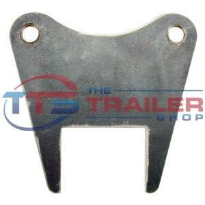 Anchor Plate 45mm Square Straight Threaded for 12" Rotors