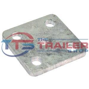 Fishplate Slotted 5/8" holes for 45mm Springs Galvanised