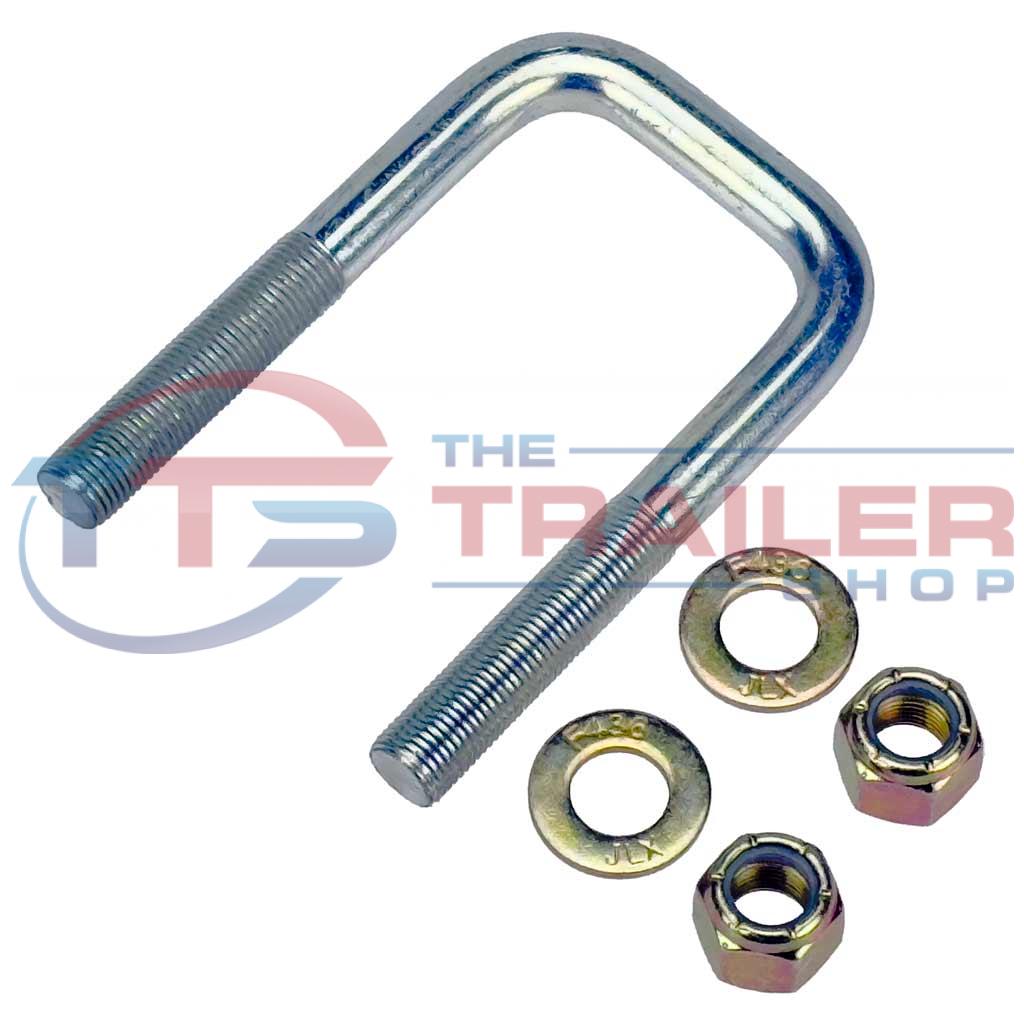 Timbren U-Bolt 1/2” 50mm Square x 100mm High Tensile