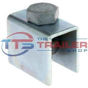 Large Saddle 50mm Weld On Zinc Plated