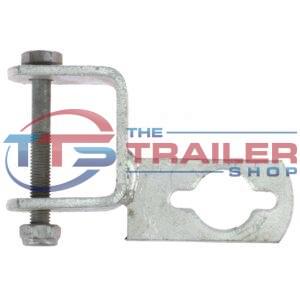 Motor Support Clamp On Flag 2" x 1"