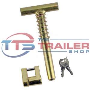 Poly block coupling t-bar with lock for treg/trigg off-road hitch