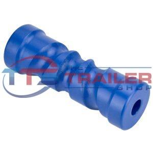 boat trailer self centering roller 8 inch blue nylon 21mm bore