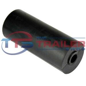 Boat Trailer Flat Bilge Roller 6inch x 60mm Round Black Rubber 17mm Bore 91221