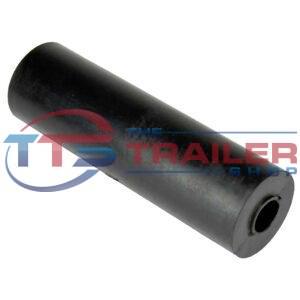 Boat Trailer Flat Bilge Roller 8inch x 60mm Round Black Rubber 21mm Bore 91222