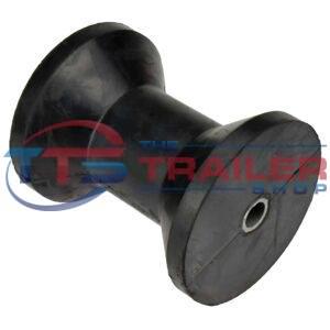 Boat Trailer Jumbo Roller 6inch Black Rubber 17mm Bore 91241