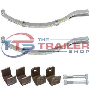 loadforce boat trailer slipper kit 45mm 4 leaf dacromet