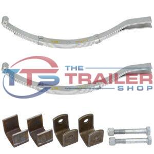 loadforce boat trailer slipper kit 45mm 5 leaf dacromet