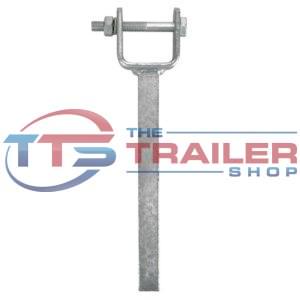 boat trailer wood yoke 8 inch straight 45mm narrow 20mm stem galvanised-1